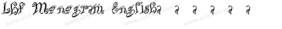 LHF Monogram English字体转换
